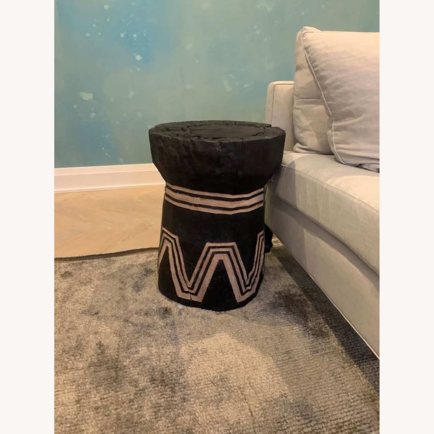 Javanese Teak Lesung Side Table - image-1
