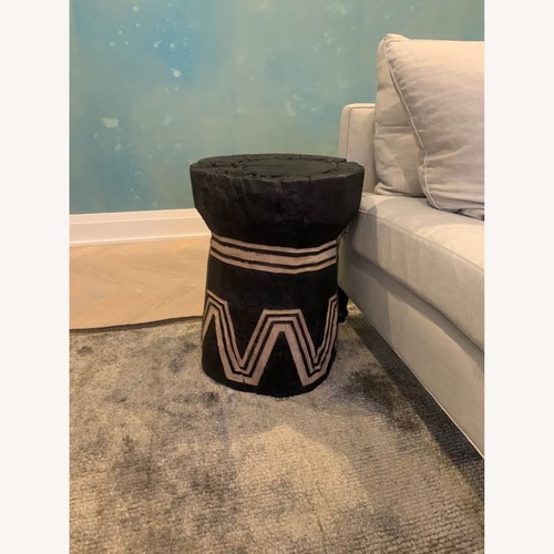 Used Javanese Teak Lesung Side Table for sale on AptDeco
