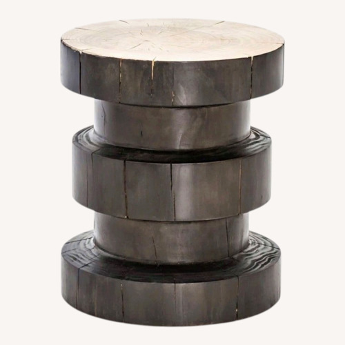 Used Four Hands Inez Wood Side Table for sale on AptDeco