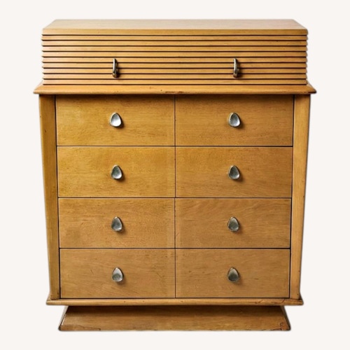 Used Vintage Art Deco Streamline Waterfall Dresser for sale on AptDeco