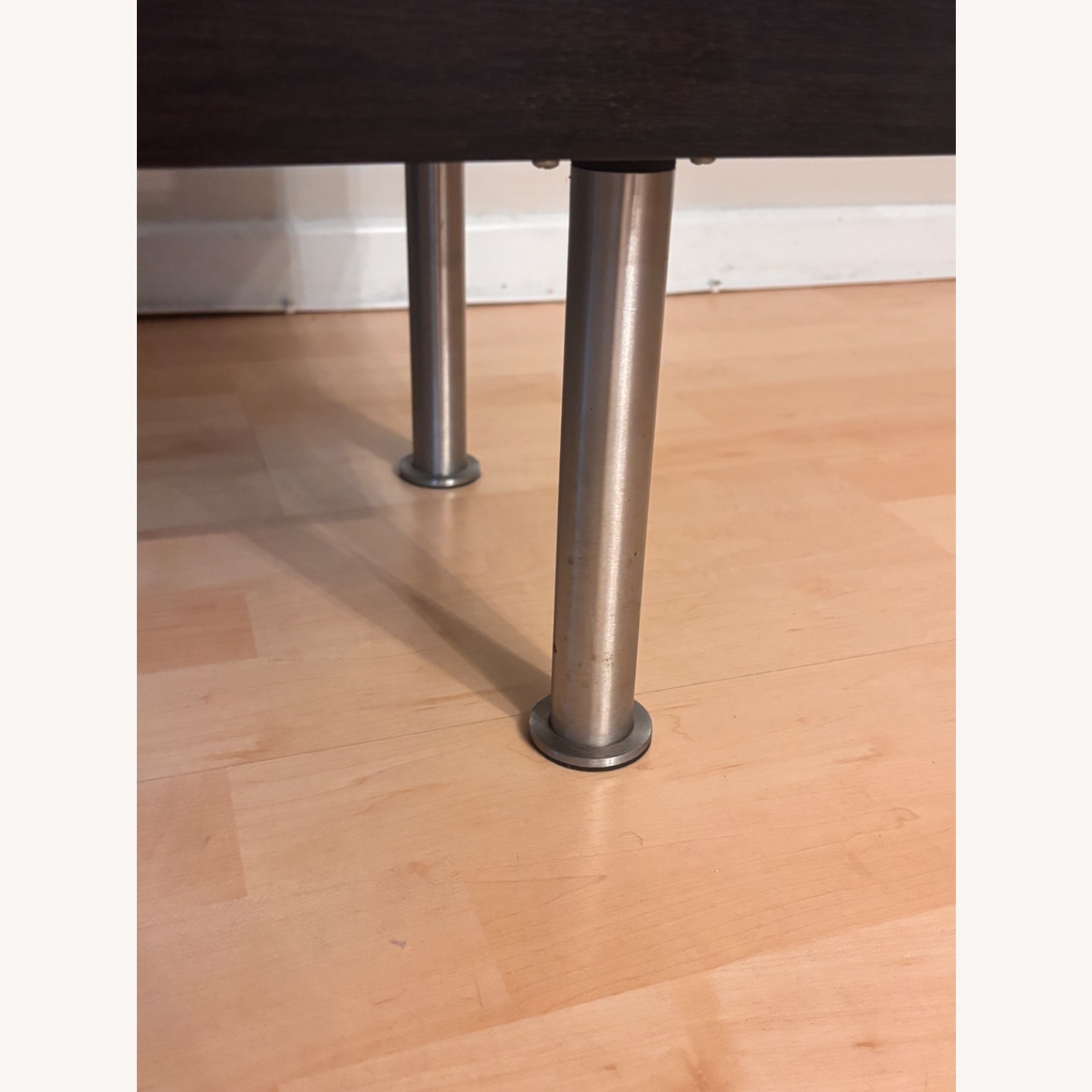 Deep Espresso Storage Bench Console or Shelving - image-3