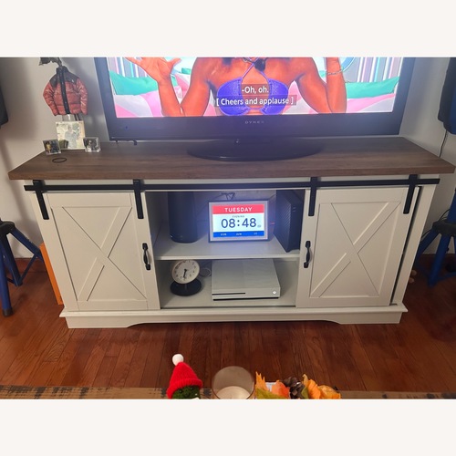Used Wayfair Chiara Farmhouse TV Stand for sale on AptDeco
