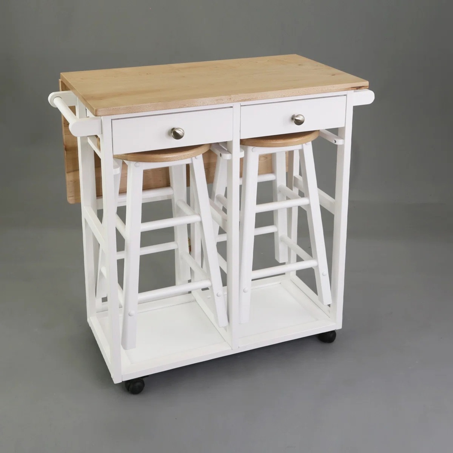 Amazon Wood Kitchen Cart - image-3
