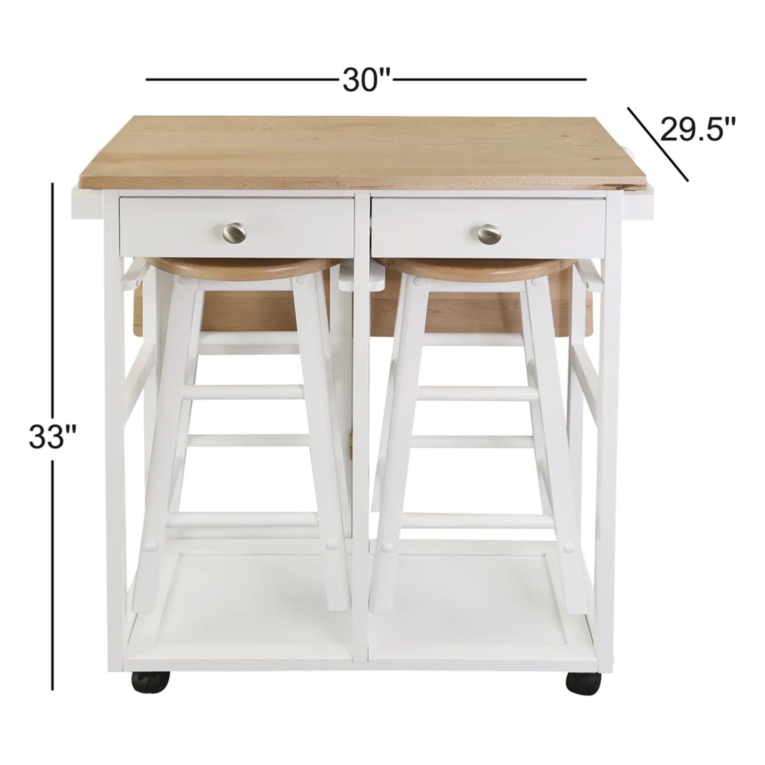 Amazon Wood Kitchen Cart - image-1