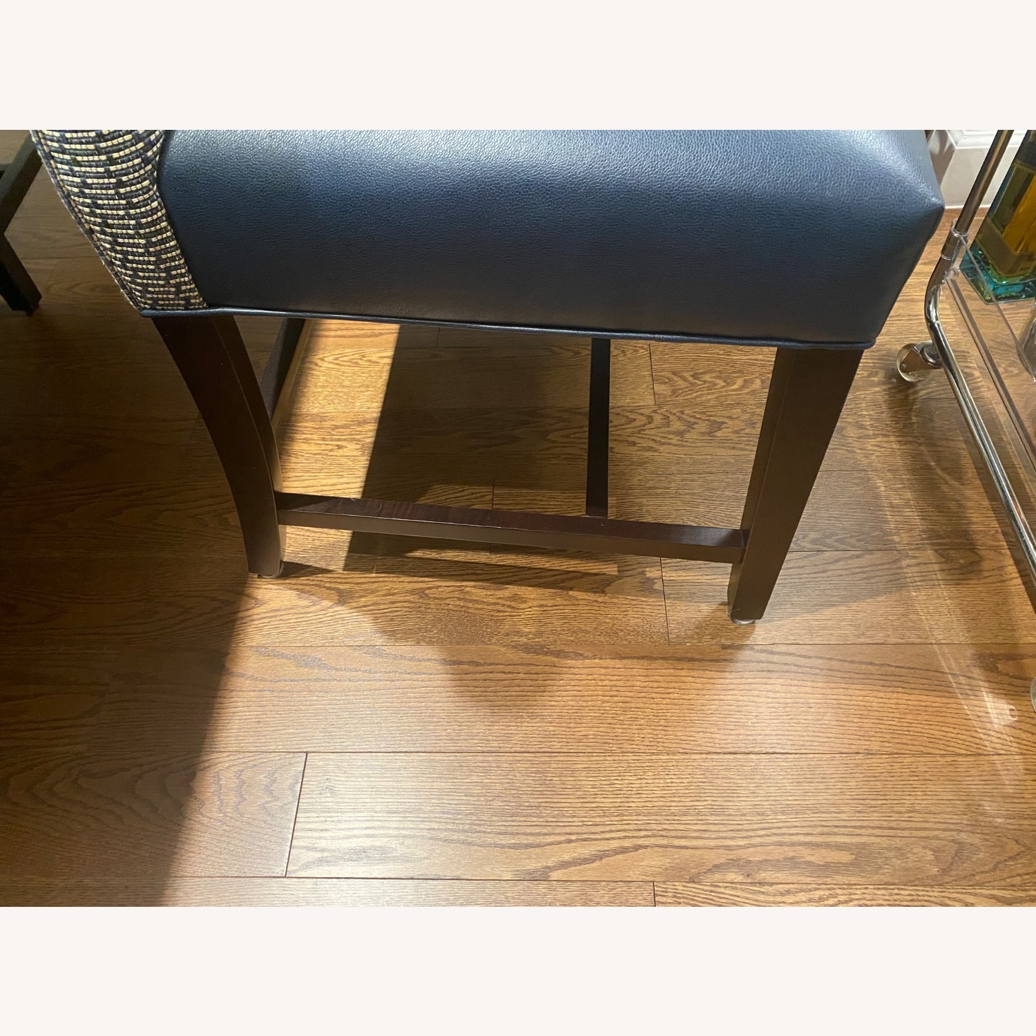 Dark Brown Wood Dining Set with 8 Chairs  - image-8