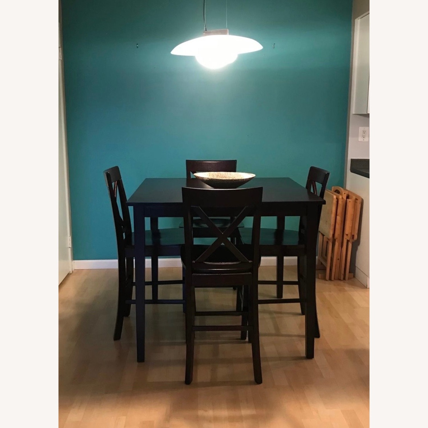 Counter Height Dining Set – Table + 4 Chairs - image-2