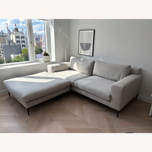 Used West Elm Harper 86 inch Sofa + Ottoman for sale on AptDeco
