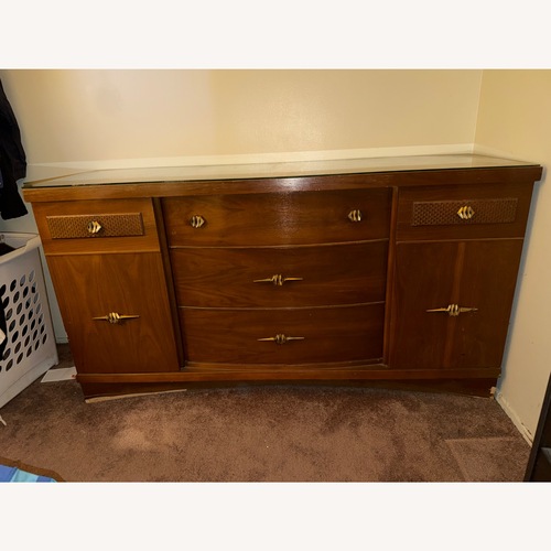 Used Stanley Vintage Dresser Glass Top  for sale on AptDeco
