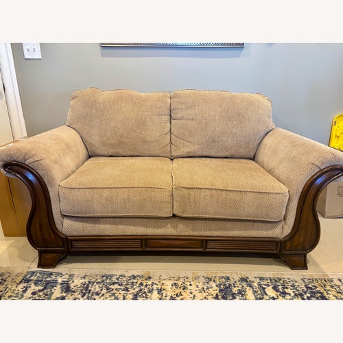 Used Light Brown 2 Seater Sofa for sale on AptDeco