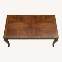 Dark Brown Wood Coffee Table