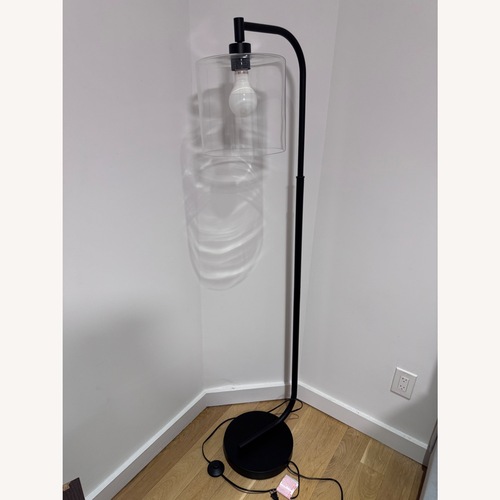 Used Cline 62.5 in. 1-Light Black Floor Lamp  for sale on AptDeco