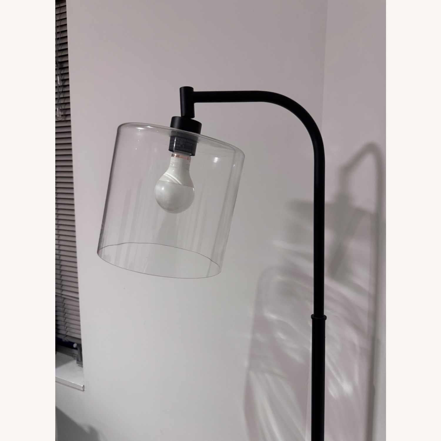 Cline 62.5 in. 1-Light Black Floor Lamp - image-3