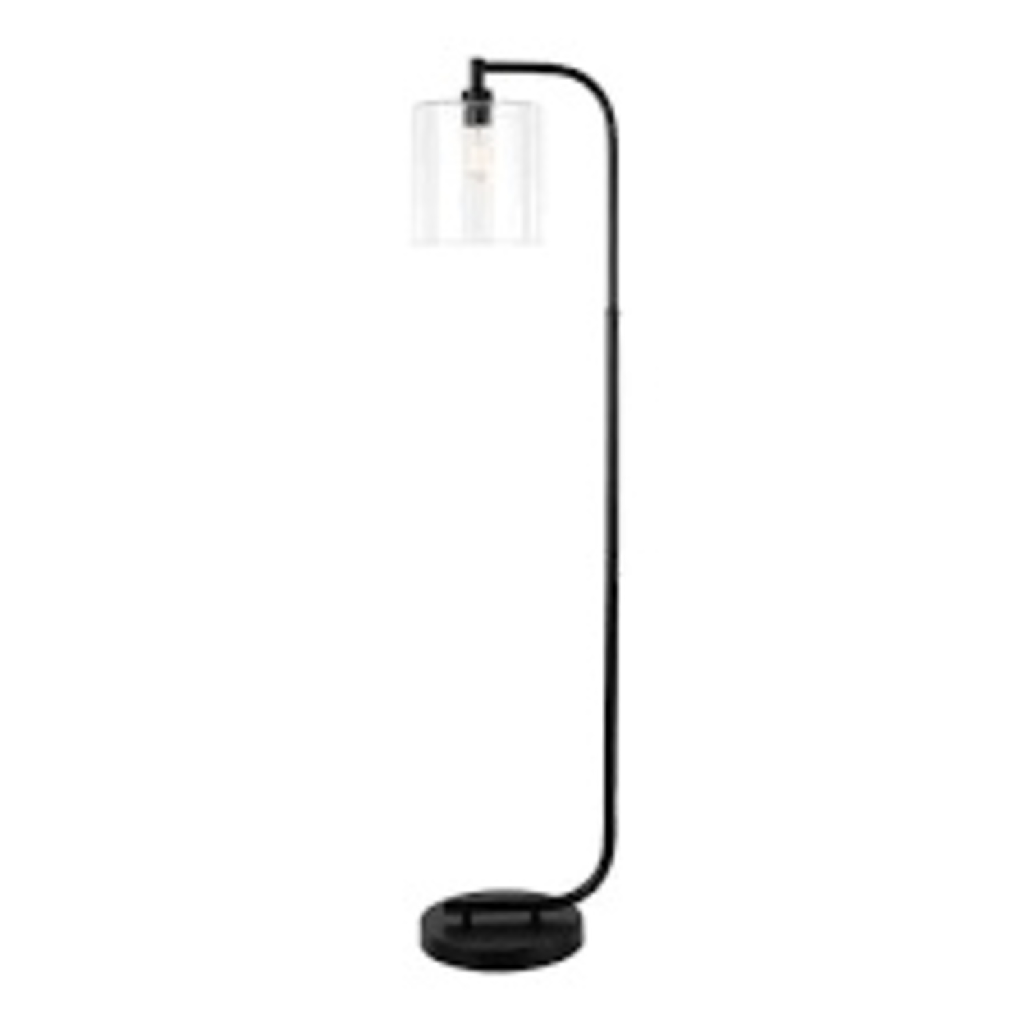 Cline 62.5 in. 1-Light Black Floor Lamp - image-4