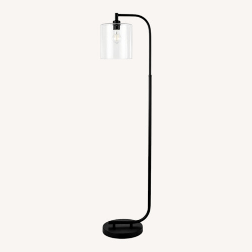 Used Cline 62.5 in. 1-Light Black Floor Lamp  for sale on AptDeco