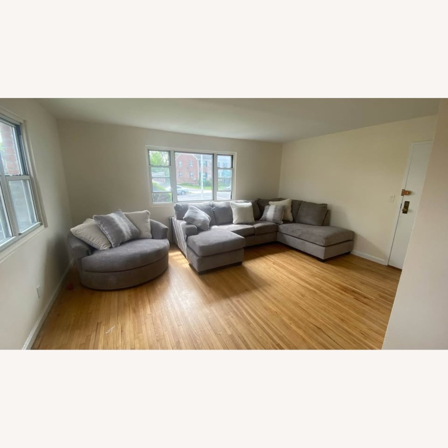Ashley Furniture Light Gray 2 Piece Sectional - image-0