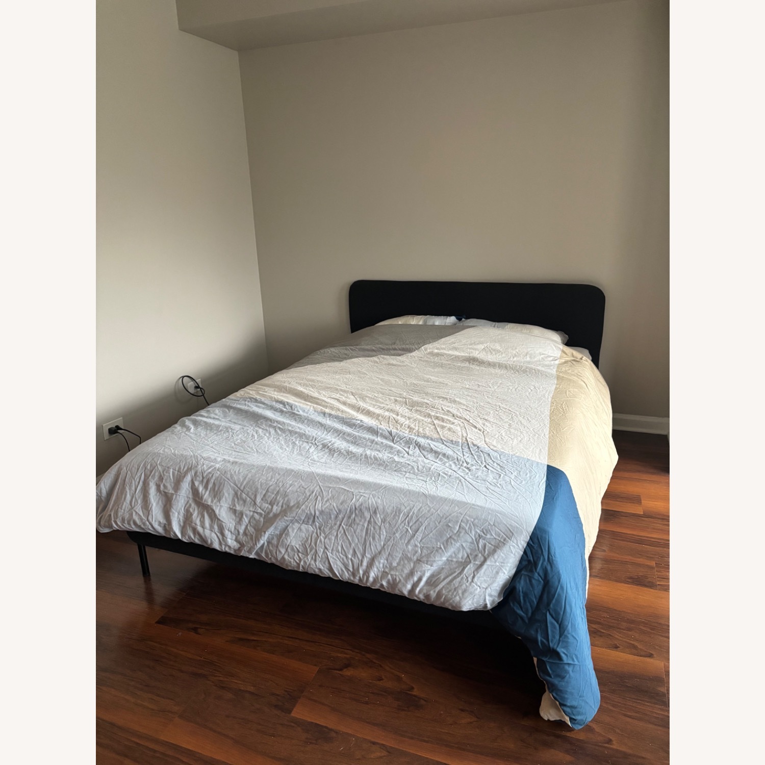 IKEA Upholstered Queen Bed Frame - image-3