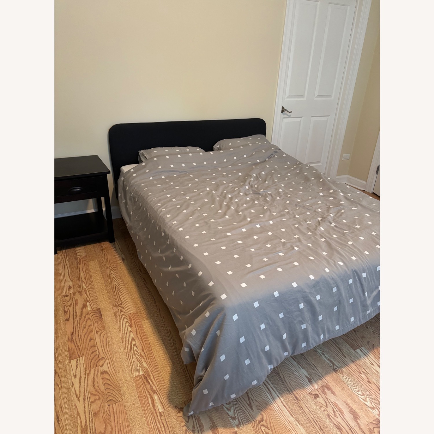 IKEA Upholstered Queen Bed Frame - image-1