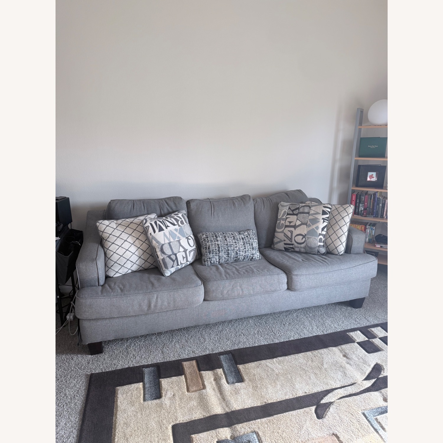 Parkside Place Grey Sleeper Sofa - image-1