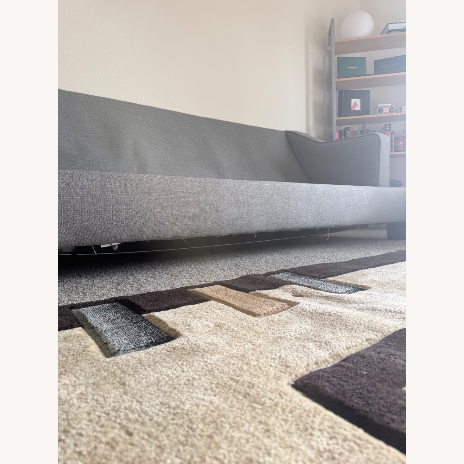 Parkside Place Grey Sleeper Sofa - image-6