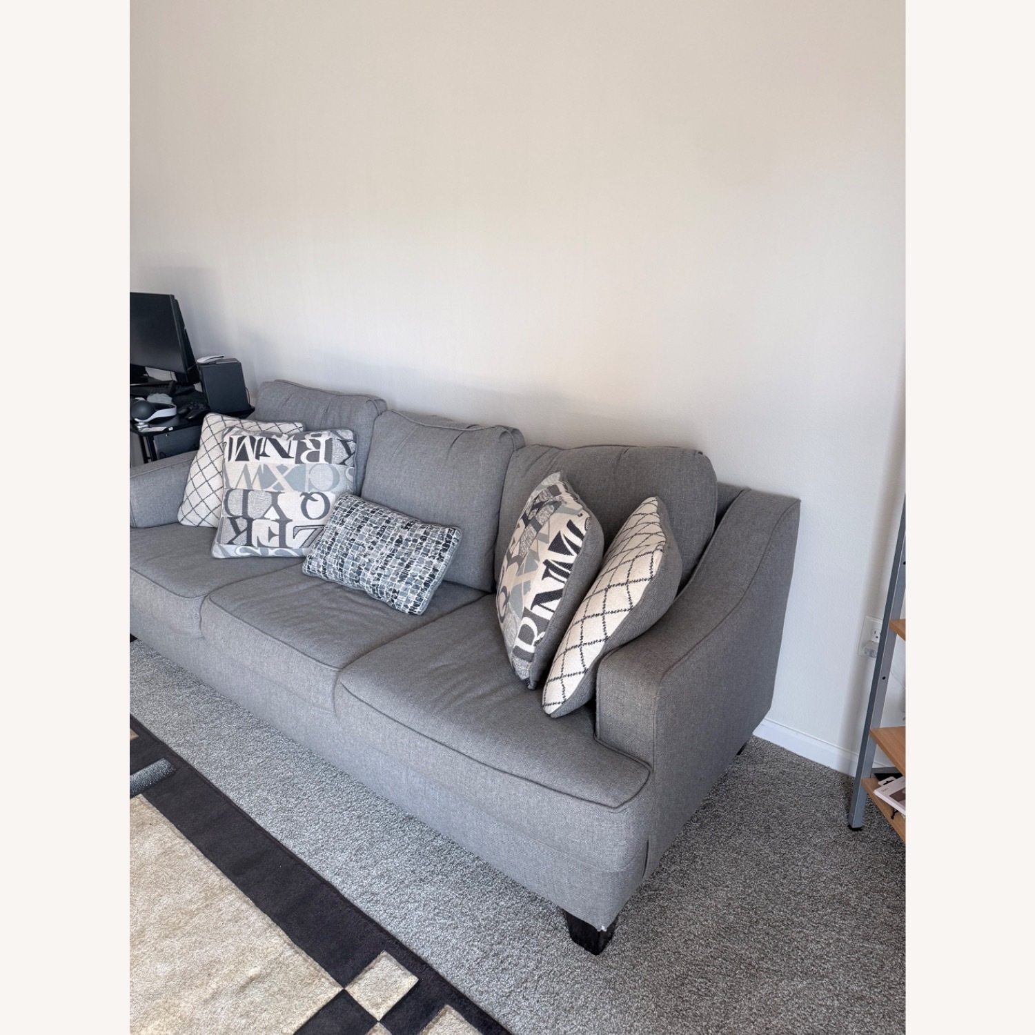 Parkside Place Grey Sleeper Sofa - image-2