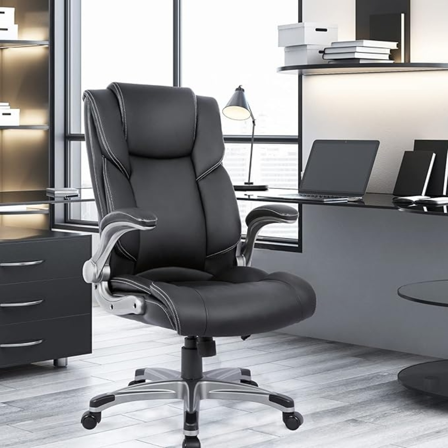 Amazon Executive Office Chair Inflatable Lumbar Support - image-5
