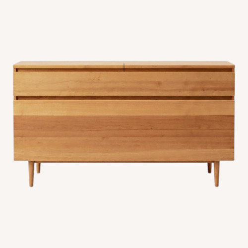 Used Light Brown Wood Chest for sale on AptDeco