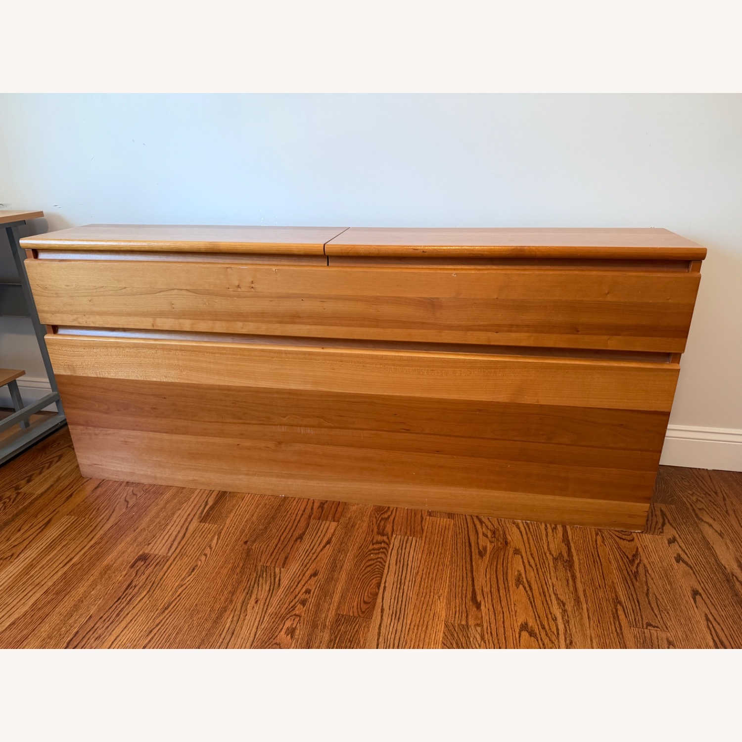 Light Brown Wood Chest - image-1