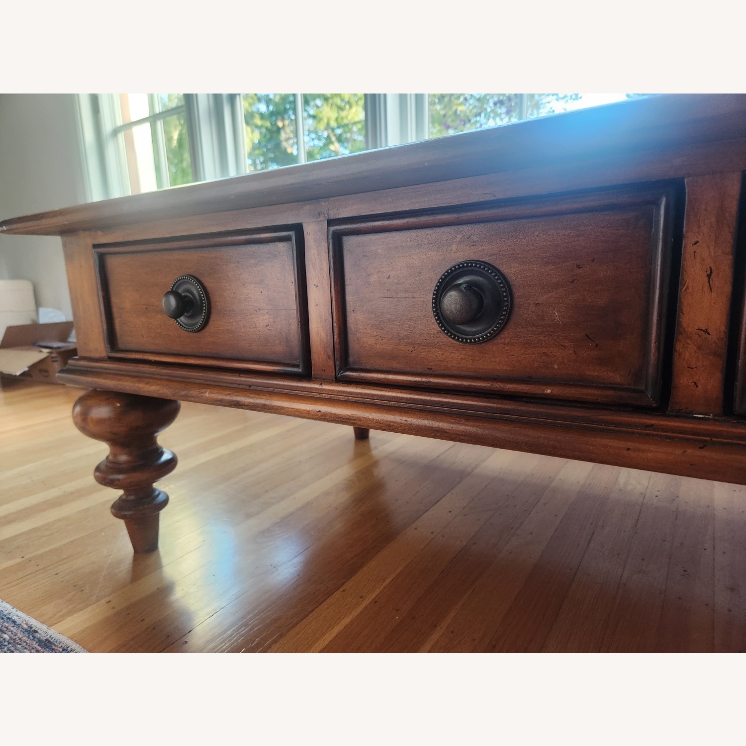 Tommy Bahama Dark Brown Wood Coffee Table - image-4
