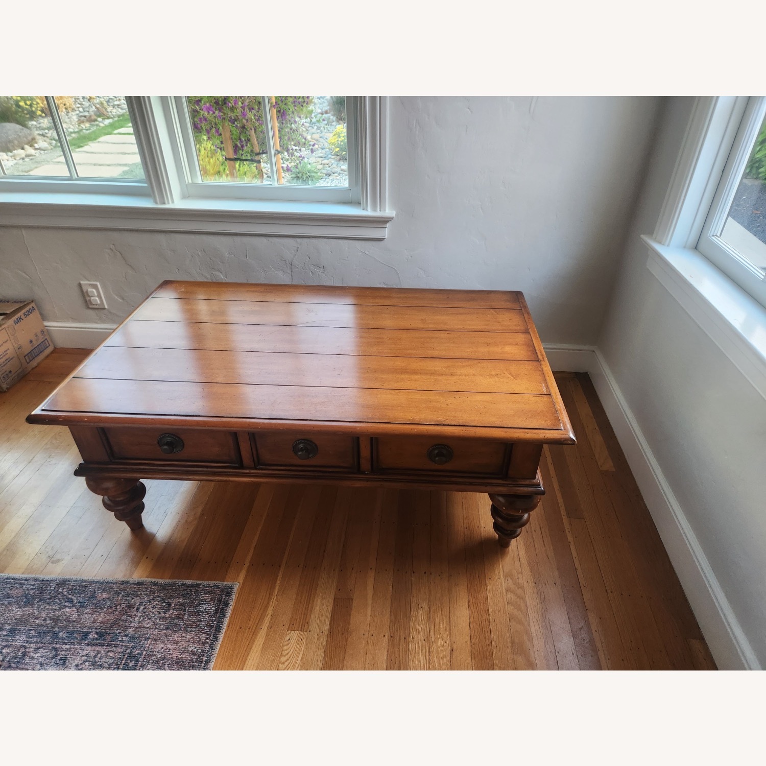 Tommy Bahama Dark Brown Wood Coffee Table - image-2