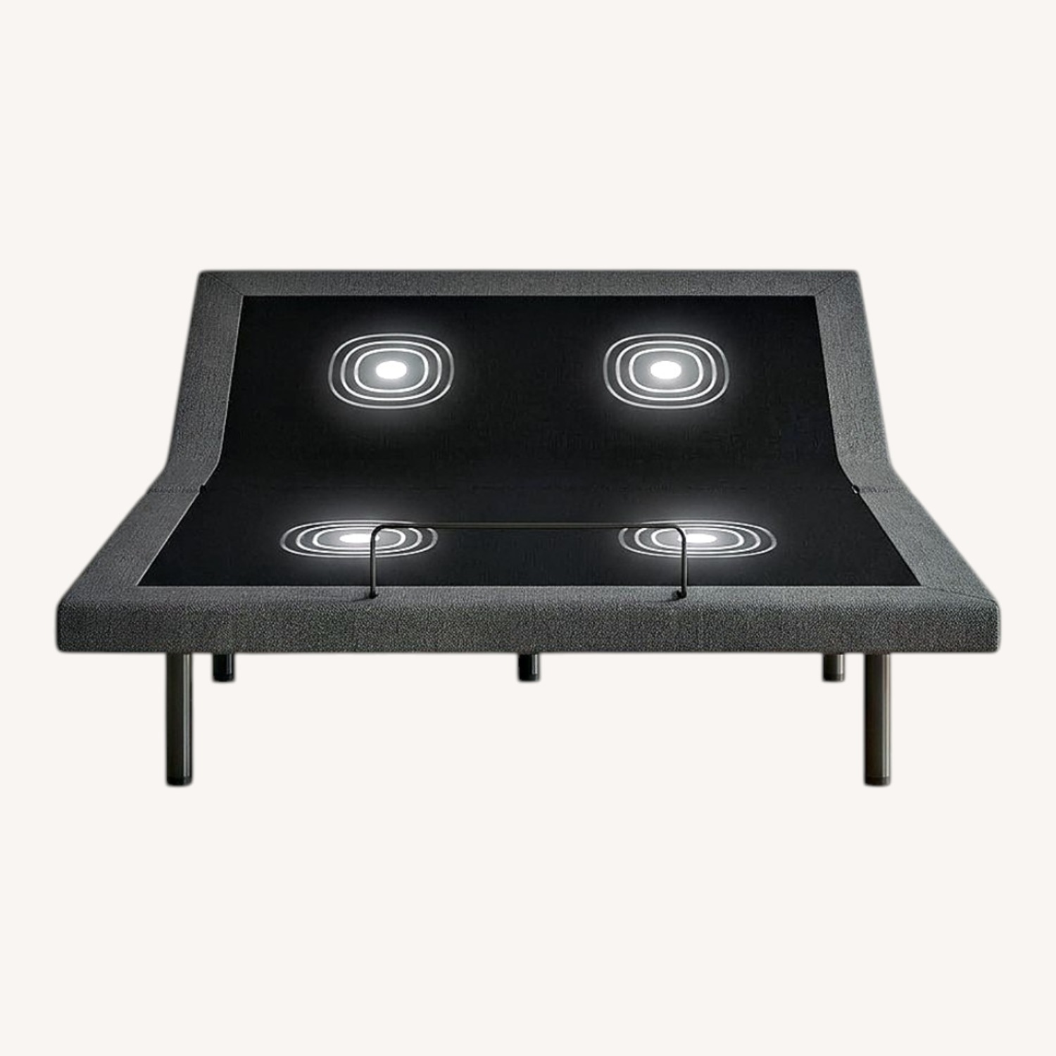 Amazon Black Metal Queen Bed - image-0
