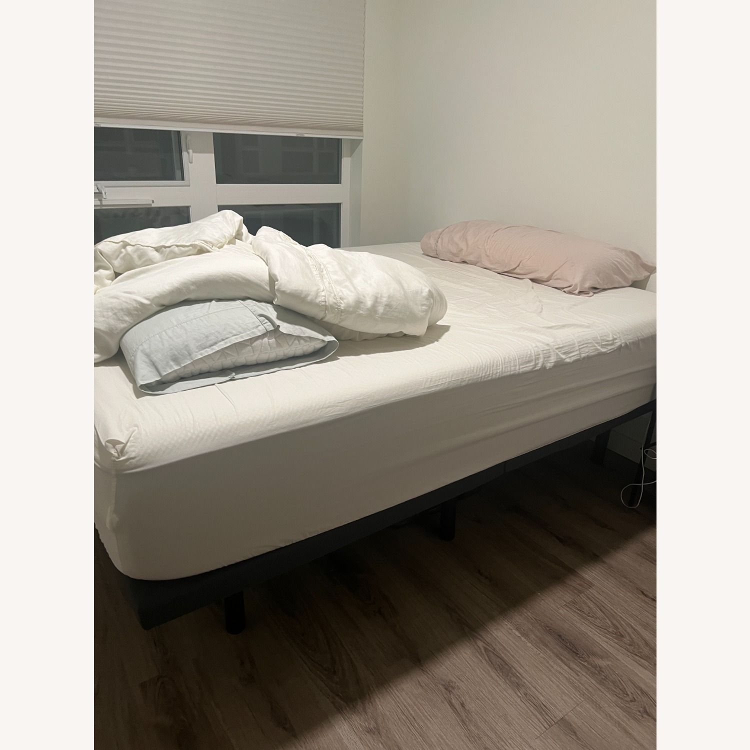 Amazon Black Metal Queen Bed - image-1