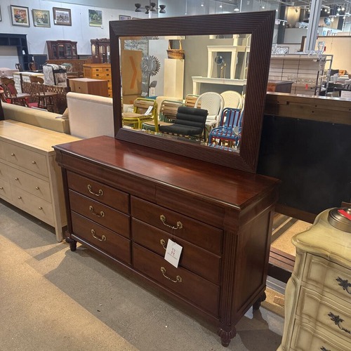 Used British Classics Dawson 9-Drawer w/ Mirror Dresser for sale on AptDeco