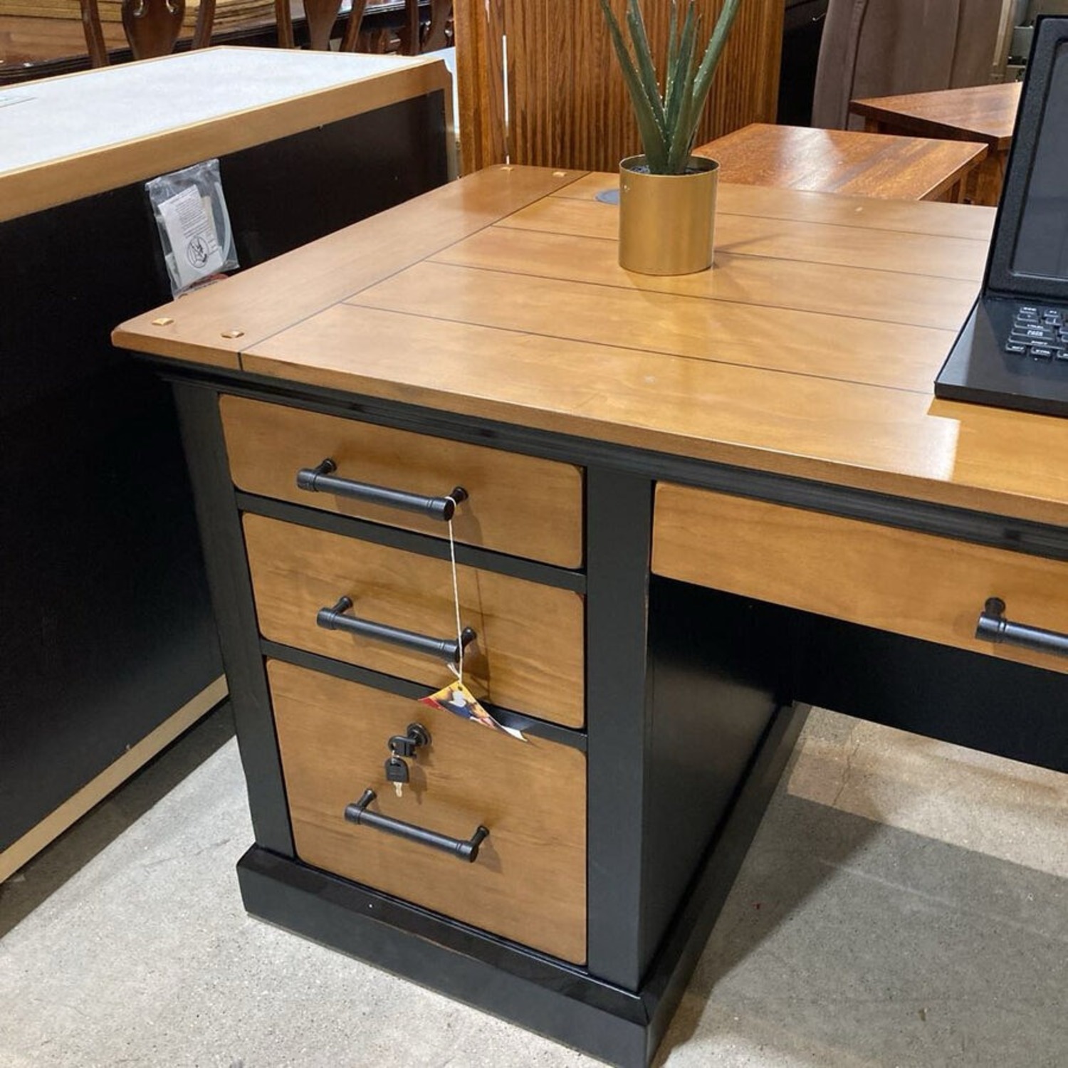 Martin Furniture Toulouse Executive Desk - image-10