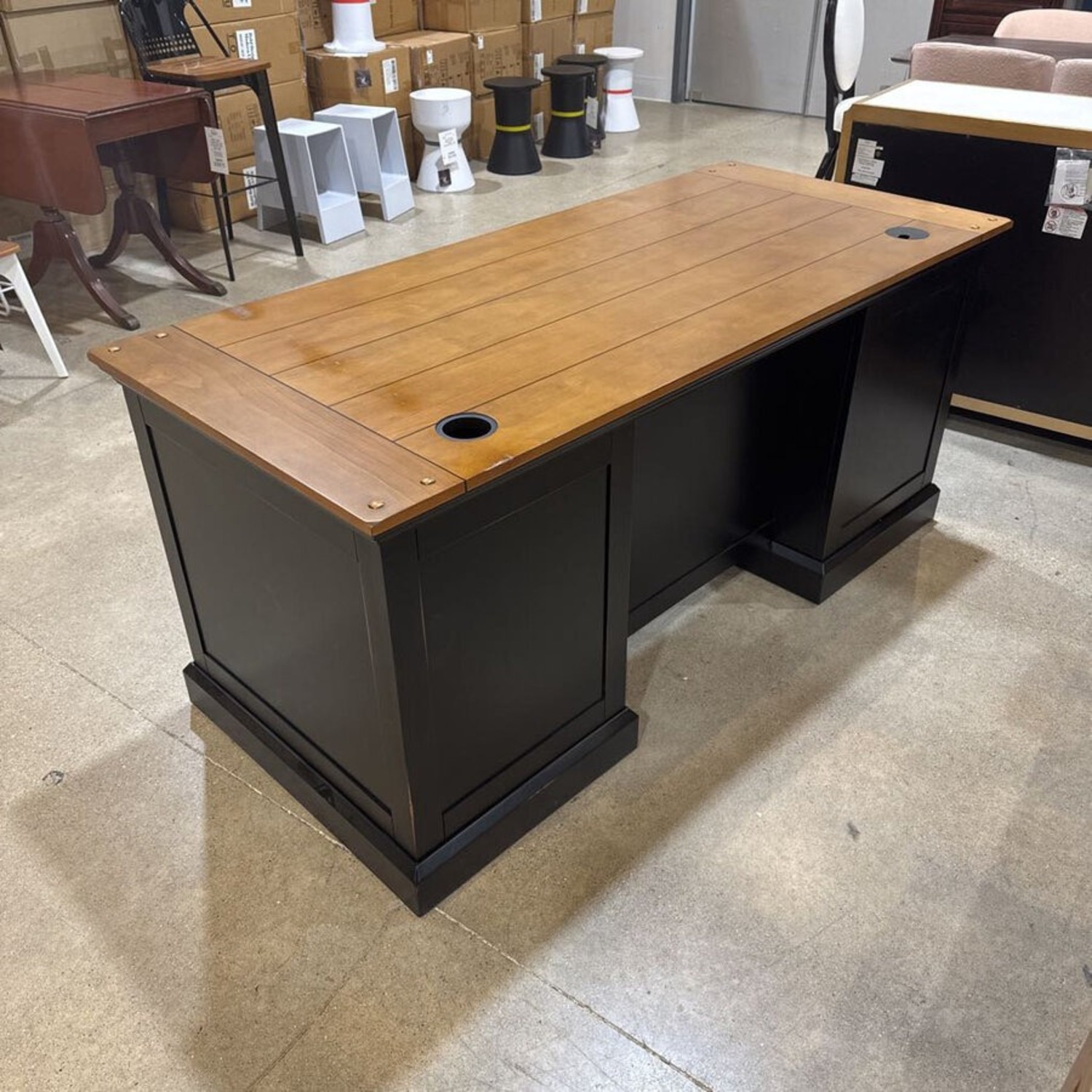 Martin Furniture Toulouse Executive Desk - image-1