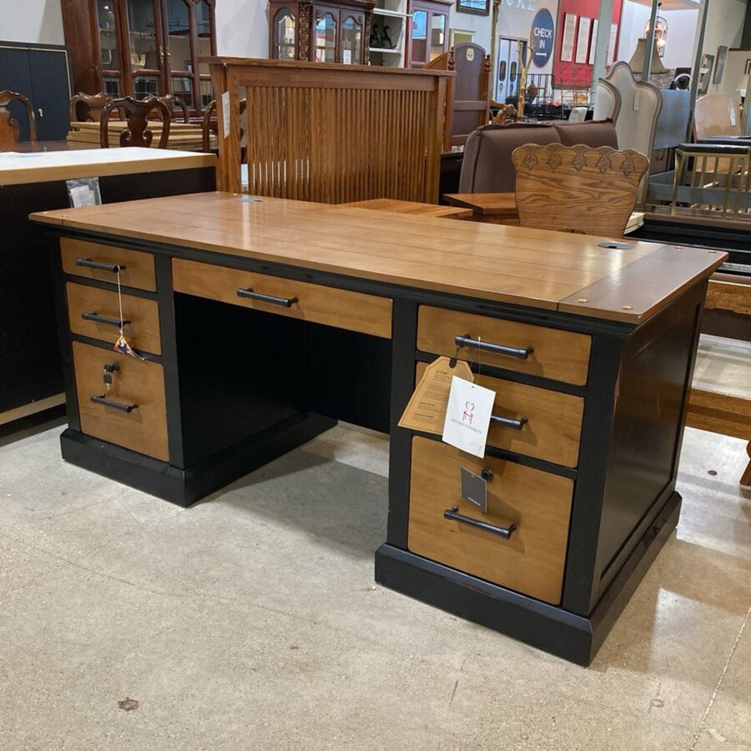 Martin Furniture Toulouse Executive Desk - image-6