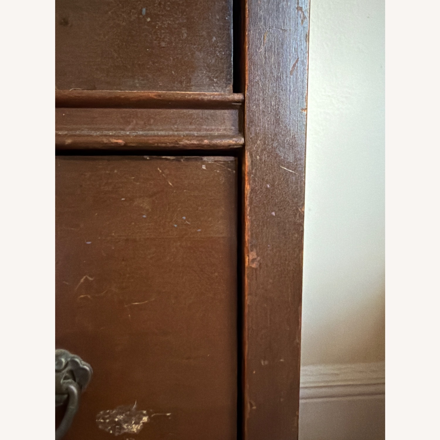 Dark Brown Wood Chest - image-6
