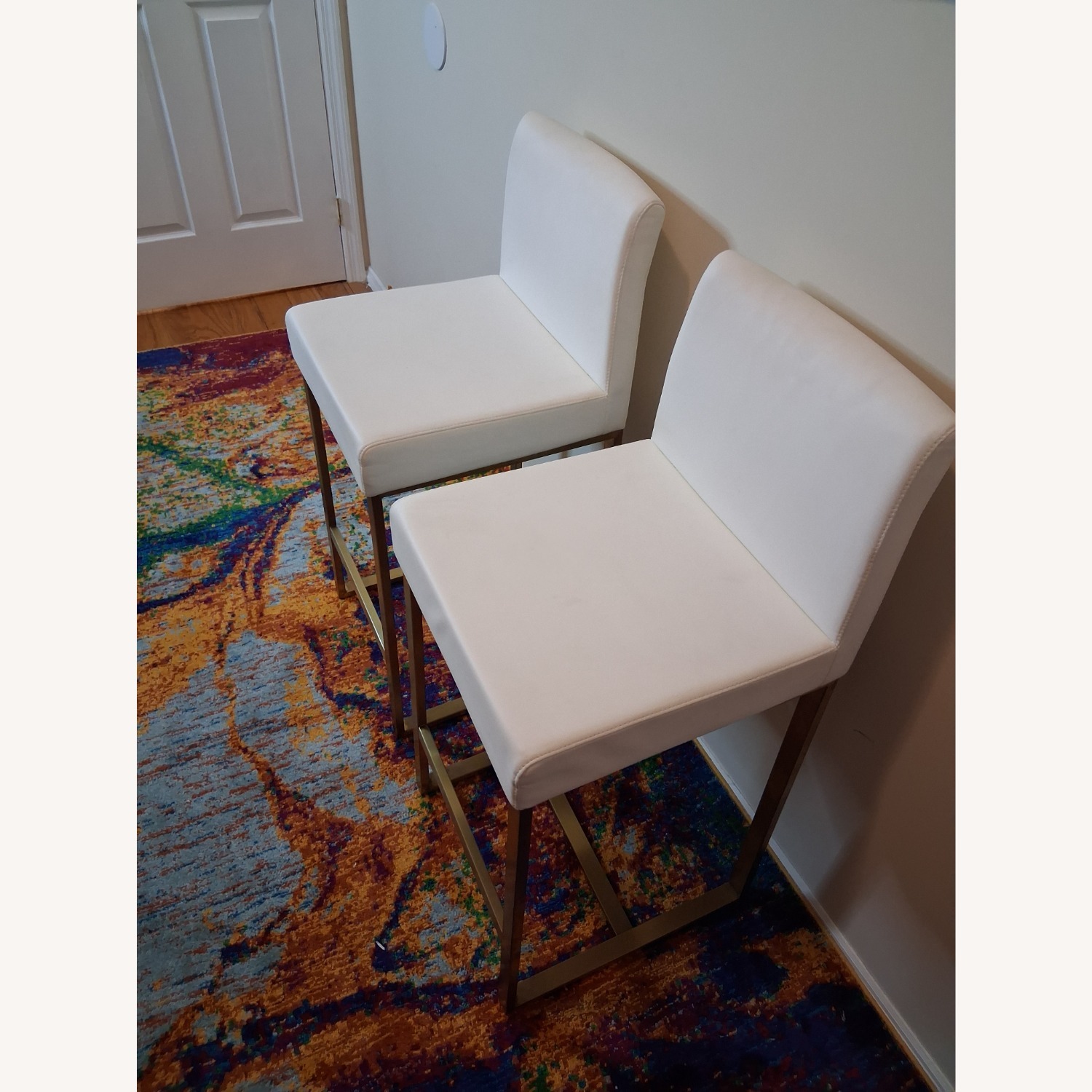 White Counter Stools - image-2