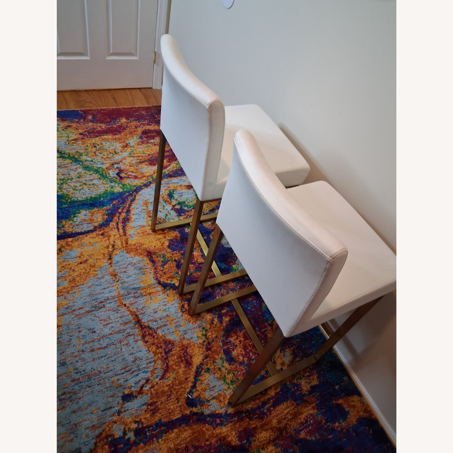 White Counter Stools - image-3