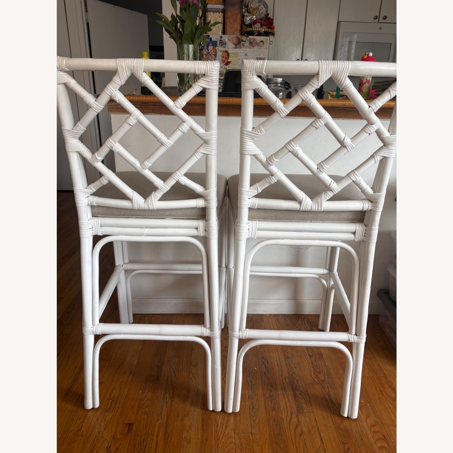 Wayfair White Wood Stools - image-2