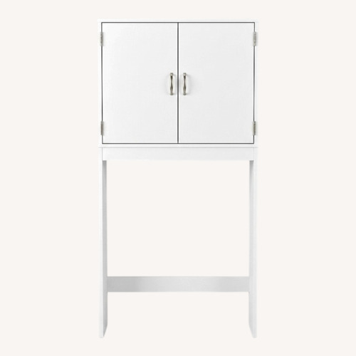 Used White Wall Unit/Bathroom Storage for sale on AptDeco