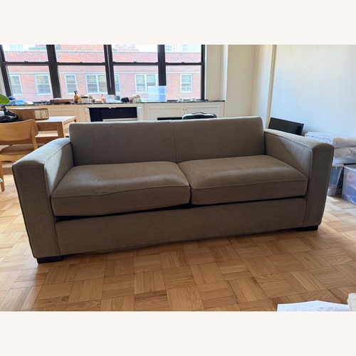 Used Room & Board Ian Gray Fabric Sleeper Sofa for sale on AptDeco
