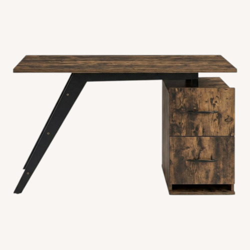 Used Contemporary Desk with File Drawers for sale on AptDeco