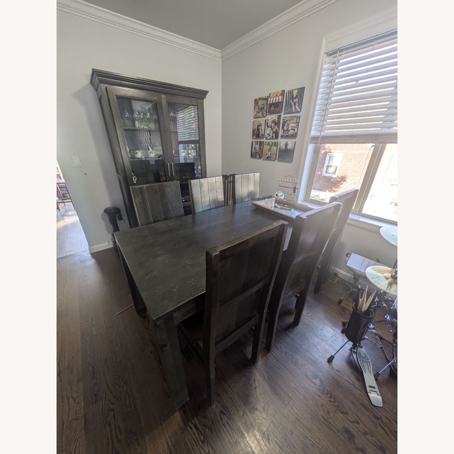 Vintage/Antique Finds Dark Brown Wood Dining Sets - image-3