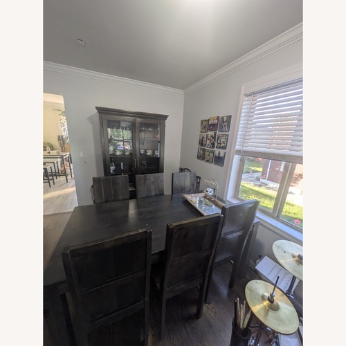 Used Vintage/Antique Finds Dark Brown Wood Dining Sets for sale on AptDeco