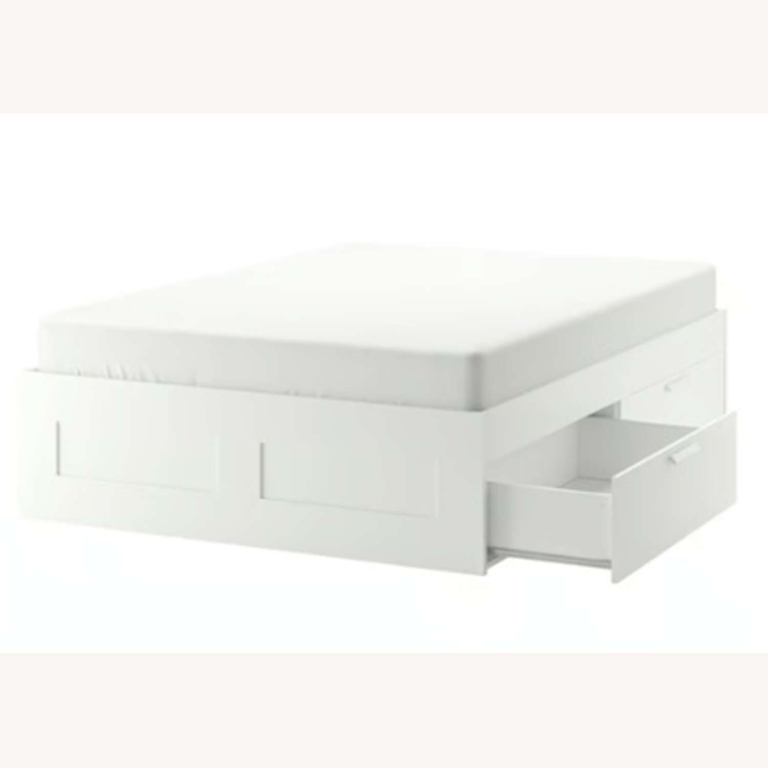 IKEA Brimness White King Bed - image-4