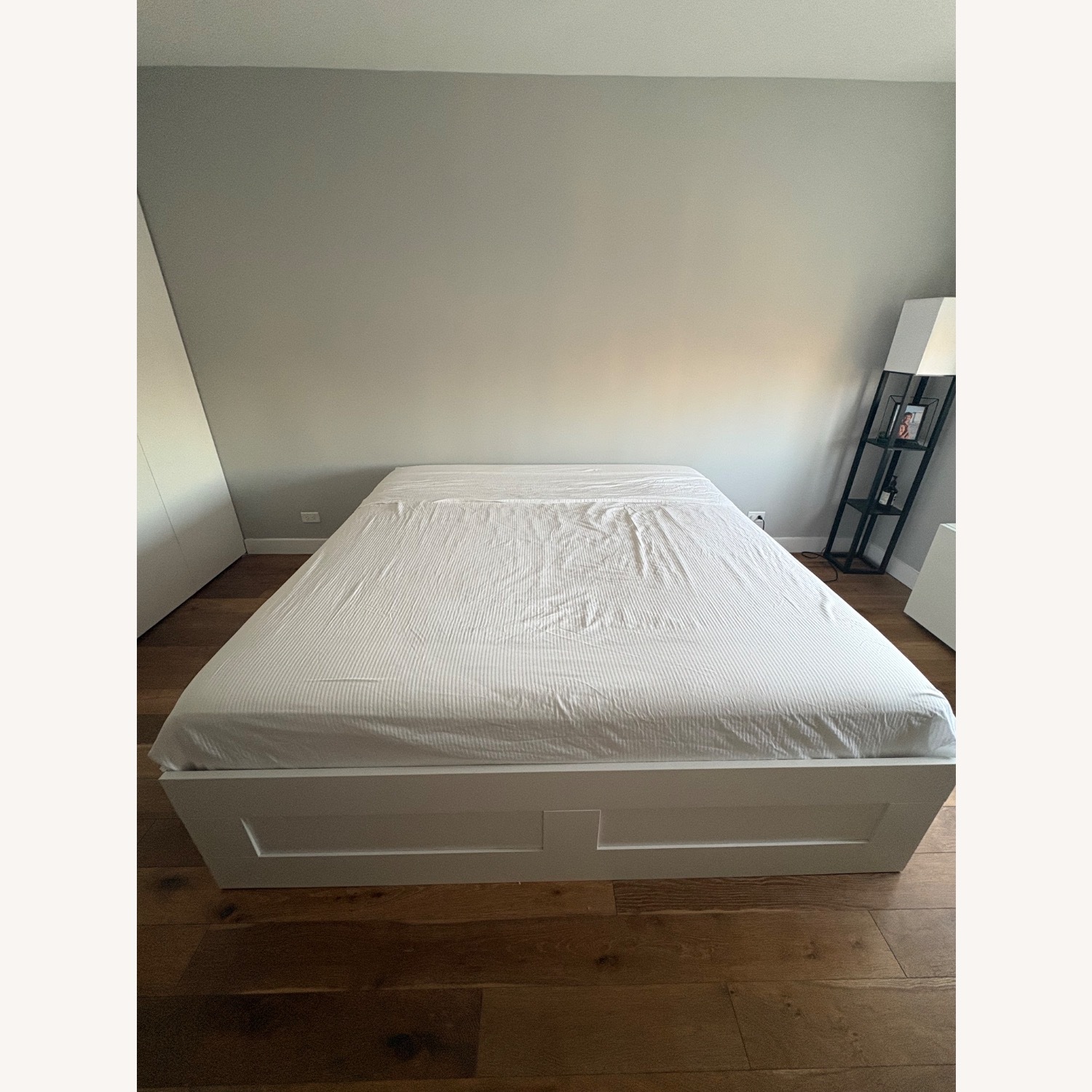 IKEA Brimness White King Bed - image-3