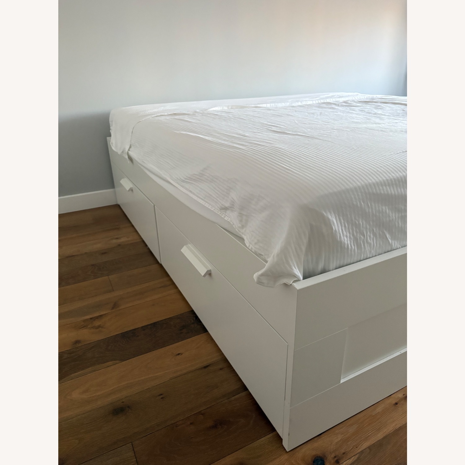 IKEA Brimness White King Bed - image-2