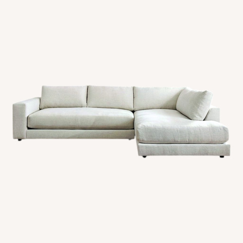 Used Pottery Barn Camel Sectional for sale on AptDeco