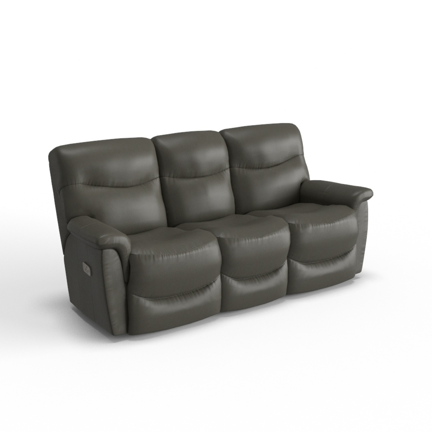 Leather Reclining Couch - image-4