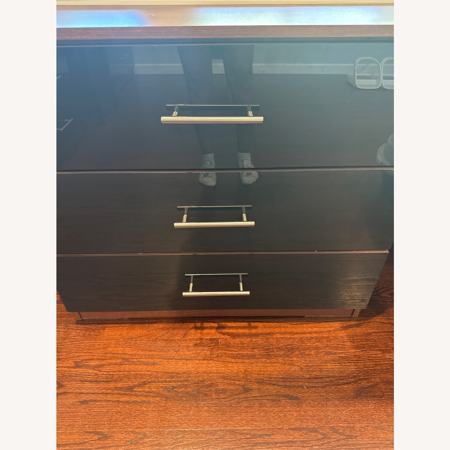 Contempo Space Dark Brown Desk - image-5